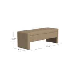HomePop Copenhagen Modern Storage Bench -Baxton Studio Sale Shop GUEST 413b467a d969 4718 9e78 91e142a9ccbf