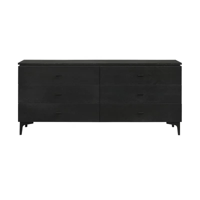 Legend 6 Drawer Dresser Black - Armen Living 1 Legend 6 Drawer Dresser Black - Armen Living