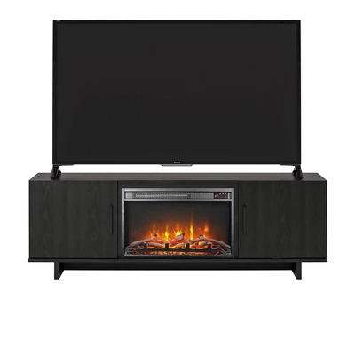 60" Rockwood Tv Stand With Fireplace - Room & Joy 2 60" Rockwood Tv Stand With Fireplace - Room & Joy - Image 2