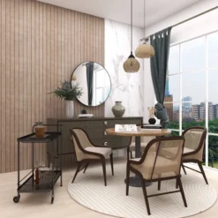 Contemporary Metal Bar Cart Black - Olivia & May -Baxton Studio Sale Shop GUEST 426b0d68 c9db 4f10 833f dcaa7fd230ff