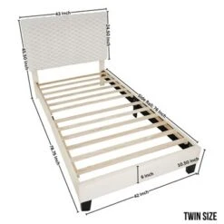 Roundhill Furniture Findlay 3-Piece Bedroom Set, Plush 3D Upholstered Bed With Two Nightstands 29 Roundhill Furniture Findlay 3-Piece Bedroom Set, Plush 3D Upholstered Bed With Two Nightstands -Baxton Studio Sale Shop GUEST 4272e460 b7ed 4950 81dd 6153008bd086