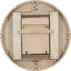 5 PCS Round Extendable Dining Table Set With Butterfly Leaf And 4 Upholstered Dining Armchairs-ModernLuxe 23 5 PCS Round Extendable Dining Table Set With Butterfly Leaf And 4 Upholstered Dining Armchairs-ModernLuxe -Baxton Studio Sale Shop GUEST 427a05d8 4a95 4b46 bf51 114b7d5caa0f