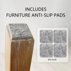 North Linen Dining Armchair Set Of 2, Upholstered Armrest Accent Chair With Rubberwood Legs For Dining Room, Living Room, Bedroom - Maison Boucle -Baxton Studio Sale Shop GUEST 429c9246 ee96 4ebb 8e95 f73a569d34bb