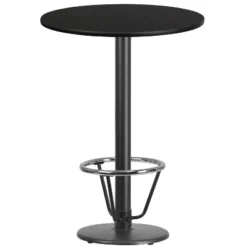 Flash Furniture 30'' Round Laminate Table Top With 18'' Round Bar Height Table Base And Foot Ring -Baxton Studio Sale Shop GUEST 42bb4cf5 fa1e 436c b362 ccd78b10f13e