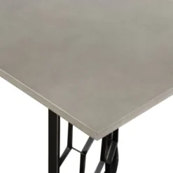 Rectangular Solange Concrete/Metal Dining Table Gray - Armen Living 9 Rectangular Solange Concrete/Metal Dining Table Gray - Armen Living -Baxton Studio Sale Shop GUEST 432a76d6 5b4d 4268 a534 058b9c08167c