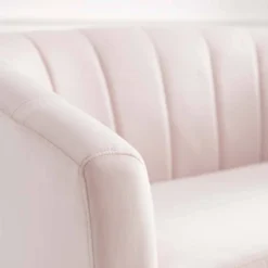 Prospect Channel Tufted Performance Velvet Loveseat Sofa Pink - Modway -Baxton Studio Sale Shop GUEST 434065ed 27df 4323 8ca4 1d3b2f6274c1