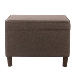 24" Storage Ottoman - HomePop -Baxton Studio Sale Shop GUEST 4459ce26 b60e 45e0 8e84 c3785b297591