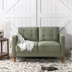 53" Lauren Loveseat Sofa Pearl Green - Zinus -Baxton Studio Sale Shop GUEST 44c78dcf c8af 4513 b721 2e6c98030493