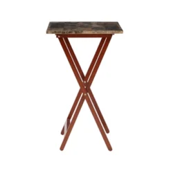 Faux Marble Tray Table Set - Linon -Baxton Studio Sale Shop GUEST 45064dca 3046 4f82 9c87 cdcd2fa8a35b