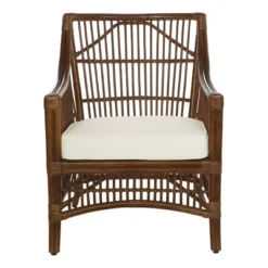 Maui Chair Cream Cushion And Rattan Frame - OSP Home Furnishings