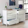 Boulevard Café 6 Drawer White - Sauder