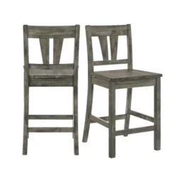 5pc Grayson Counter Height Dining Set And 4 Wooden Chairs Gray Oak - Picket House Furnishings 15 5pc Grayson Counter Height Dining Set And 4 Wooden Chairs Gray Oak - Picket House Furnishings -Baxton Studio Sale Shop GUEST 45a7112f d412 4c9d 8dd8 8da2b679fbe2
