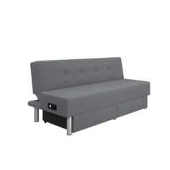 Wilton Dream Convertible Futon Sofa Bed Charcoal - Serta -Baxton Studio Sale Shop GUEST 46476d34 8f03 433a 9291 d6518bbccbc9