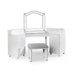 Urman Storage Drawers Vanity Set - HOMES: Inside + Out -Baxton Studio Sale Shop GUEST 46610fb8 95cc 425d 96c1 89bce8fdf754