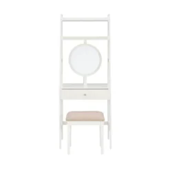 Alaina Leaning Vanity Set White - Linon -Baxton Studio Sale Shop GUEST 466d39d3 8fb1 4f67 8dd1 d90150d3ae47