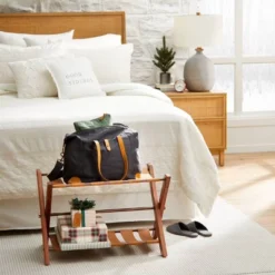 Wood & Cane Transitional Nightstand - Hearth & Hand™ With Magnolia -Baxton Studio Sale Shop GUEST 46a1cd0f 0a1e 45e6 ba36 320a27b743a3