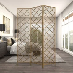 Modern Metal Filigree Room Divider Screen Gold - Olivia & May -Baxton Studio Sale Shop GUEST 47027a9f 8e80 4847 9e23 1ccc62c23ce6