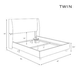Lauran Wingback Bed In Patterns - Skyline Furniture 8 Lauran Wingback Bed In Patterns - Skyline Furniture -Baxton Studio Sale Shop GUEST 475a4a42 d8bf 4078 9119 5ce56350168d