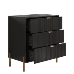 Festivo 4pc Modern Elegance Bedremm Chest And Dresser And 3 Drawer Nightstands Set -Baxton Studio Sale Shop GUEST 47bd042b 9556 4615 8f8d c3d515c8e86a