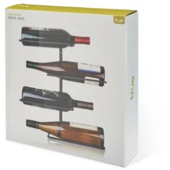True Align Wall-Mounted Wine Rack, Black Wrought Iron, Holds Four Standard Wine Bottles, 14.75" X 14.25" X 3" 7 True Align Wall-Mounted Wine Rack, Black Wrought Iron, Holds Four Standard Wine Bottles, 14.75" X 14.25" X 3" -Baxton Studio Sale Shop GUEST 47be7570 0f7f 4693 ba01 c71c71a8689a