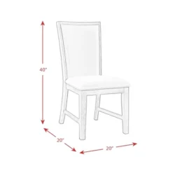 2pc Jasper Dining Slat Back Side Chair Set Black - Picket House Furnishings -Baxton Studio Sale Shop GUEST 47d29598 e102 4b31 8166 d04af22bbbfd