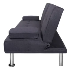 DOMETOUR 66.1'' Futon Sleeper Sofa Bed -Baxton Studio Sale Shop GUEST 48627529 73ab 44bb 9faa 061338c732b1