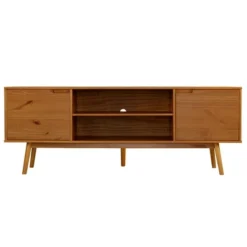 Solid Wood Mid-Century Modern TV Stand For TVs Up To 80" - Saracina Home 33 Solid Wood Mid-Century Modern TV Stand For TVs Up To 80" - Saracina Home -Baxton Studio Sale Shop GUEST 48805313 cc17 4994 abcd 906cc16aab94