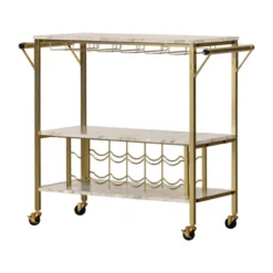 Maliza Bar Cart With Wine Bottle Storage And Wine Glass Rack - South Shore 21 Maliza Bar Cart With Wine Bottle Storage And Wine Glass Rack - South Shore -Baxton Studio Sale Shop GUEST 489a0a1b d140 4224 b4cd a360fcd15a40