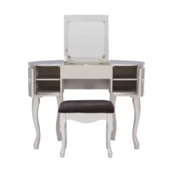 Paloma Vanity Set Silver - Linon 21 Paloma Vanity Set Silver - Linon -Baxton Studio Sale Shop GUEST 491e13d1 1a35 4e5b b69a e708a39dd535