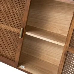 Birnirk 2-Door Accent Solid Wood Storage Cabinet With Shelves| KARAT HOME-Cherry -Baxton Studio Sale Shop GUEST 4977ef5b 378c 425e 8e0e f0afe5bc20f4