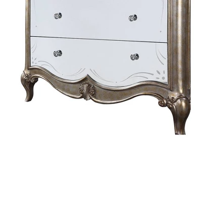 42" Esteba Chest Antique Champagne - Acme Furniture 4 42" Esteba Chest Antique Champagne - Acme Furniture - Image 4