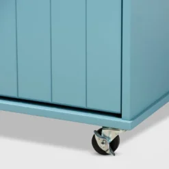 Liona Sky Wood Kitchen Storage Cart Blue/Natural - Baxton Studio -Baxton Studio Sale Shop GUEST 4a95f86c 14a2 44ea 842f 3d7165b3f474