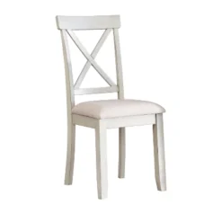 Set Of 2 Lafayette Wood Upholstered Dining Chairs - Vifah -Baxton Studio Sale Shop GUEST 4aebe829 9150 4d5f 8a4f 956415923da2