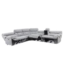 6pc Park City Dual Power Reclining Sectional Sofas Gray - Steve Silver Co. 12 6pc Park City Dual Power Reclining Sectional Sofas Gray - Steve Silver Co. -Baxton Studio Sale Shop GUEST 4b0c1301 1f53 4706 8bc5 ab2639e892f7