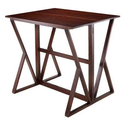 Harrington Drop Leaf Dining Table Wood/Walnut - Winsome 1 Harrington Drop Leaf Dining Table Wood/Walnut - Winsome