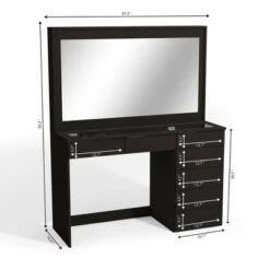 Kate Lighted Makeup Vanity - Boahaus -Baxton Studio Sale Shop GUEST 4b5763e2 3c41 4d51 a2fd 2721fe47846c