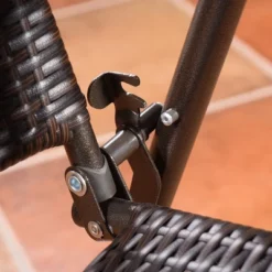 Costway 4 PCS Folding Rattan Wicker Bar Stool Chair Indoor &Outdoor Furniture Brown 15 Costway 4 PCS Folding Rattan Wicker Bar Stool Chair Indoor &Outdoor Furniture Brown -Baxton Studio Sale Shop GUEST 4c137781 fd5c 49e8 992e df100d248762