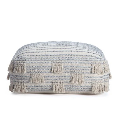 Trestles Ottoman Beige/Gray - Anji Mountain 2 Trestles Ottoman Beige/Gray - Anji Mountain - Image 2