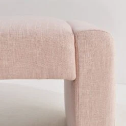 Kaia 47" Contemporary Farmhouse Linen Fabric Waterfall Upholstered Bench-The Pop Maison -Baxton Studio Sale Shop GUEST 4c805270 77b4 4e23 a7d1 537fda327725