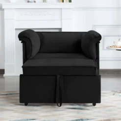 MAYEERTY Pull-out Compact Convertible Couch Sleeper Sofa Bed 15 MAYEERTY Pull-out Compact Convertible Couch Sleeper Sofa Bed -Baxton Studio Sale Shop GUEST 4cd008e9 f5d7 4e2f acb5 a22537633dc6