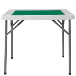 Emma And Oliver 34.5" Square 4-Player Folding Card Game Table With Green Felt And Cup Holders -Baxton Studio Sale Shop GUEST 4d67a89c 1b41 40ab ab68 84702a716c8a