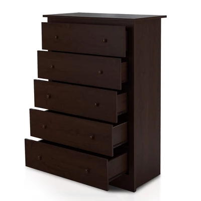 Costway 5 Drawer Dresser Functional Storage Organizer Closet 9 Costway 5 Drawer Dresser Functional Storage Organizer Closet - Image 9