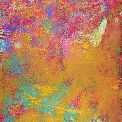 Oriental Furniture 6' Tall Double Sided Color Wheel Canvas Room Divider 2 Oriental Furniture 6' Tall Double Sided Color Wheel Canvas Room Divider - Image 2