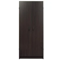 ClosetMaid 1556 Sturdy Wooden Pantry Cabinet With Fixed And Adjustable Shelves For Added Storage, Espresso