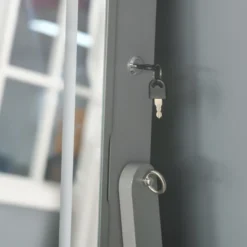 HOMCOM Floor Standing Jewelry Cabinet With LED Light, Lockable Jewelry Organizer With Full-Length Mirror, And 4 Adjustable Angles -Baxton Studio Sale Shop GUEST 4f3992c0 3457 466b 842c bce24d7c6f7b