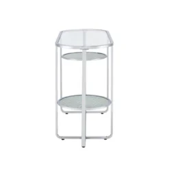 Rueledge Glam 2 Shelf Sofa Table Chrome - HOMES: Inside + Out -Baxton Studio Sale Shop GUEST 4f522246 0d00 415a b53f a57ef88e2ae6