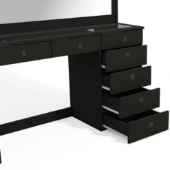 Kate Lighted Makeup Vanity - Boahaus -Baxton Studio Sale Shop GUEST 4faffda8 30cc 44f2 92e9 1f9324fd64dc