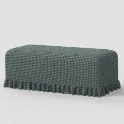 Ruffle Slipcover Dining Bench - Threshold™ Designed With Studio McGee -Baxton Studio Sale Shop GUEST 50a64848 2a60 4a02 99b8 829ce484f1b3