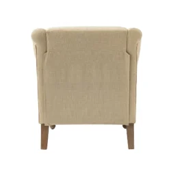 Charlie Wooden Upholstery Livingroom Armchair With Button-tufted | ARTFUL LIVING DESIGN -Baxton Studio Sale Shop GUEST 50e043c7 fc15 45ac bd38 da77f2b1e70c