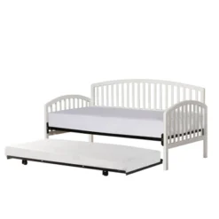 Twin Carolina Daybed With Suspension Deck And Rollout Trundle White - Hillsdale Furniture 13 Twin Carolina Daybed With Suspension Deck And Rollout Trundle White - Hillsdale Furniture -Baxton Studio Sale Shop GUEST 50fc966a dc59 415b a8f4 0c2400e8216e